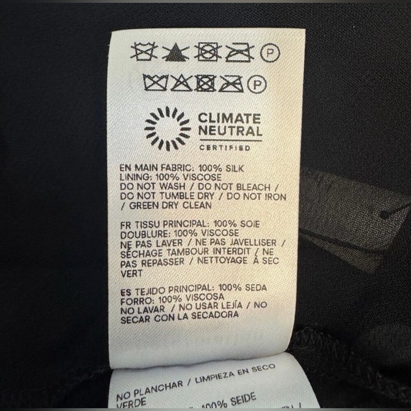 NEW Reformation Anaiis Silk Dress Black Floral Mood For Love 6 - Picture 16 of 16